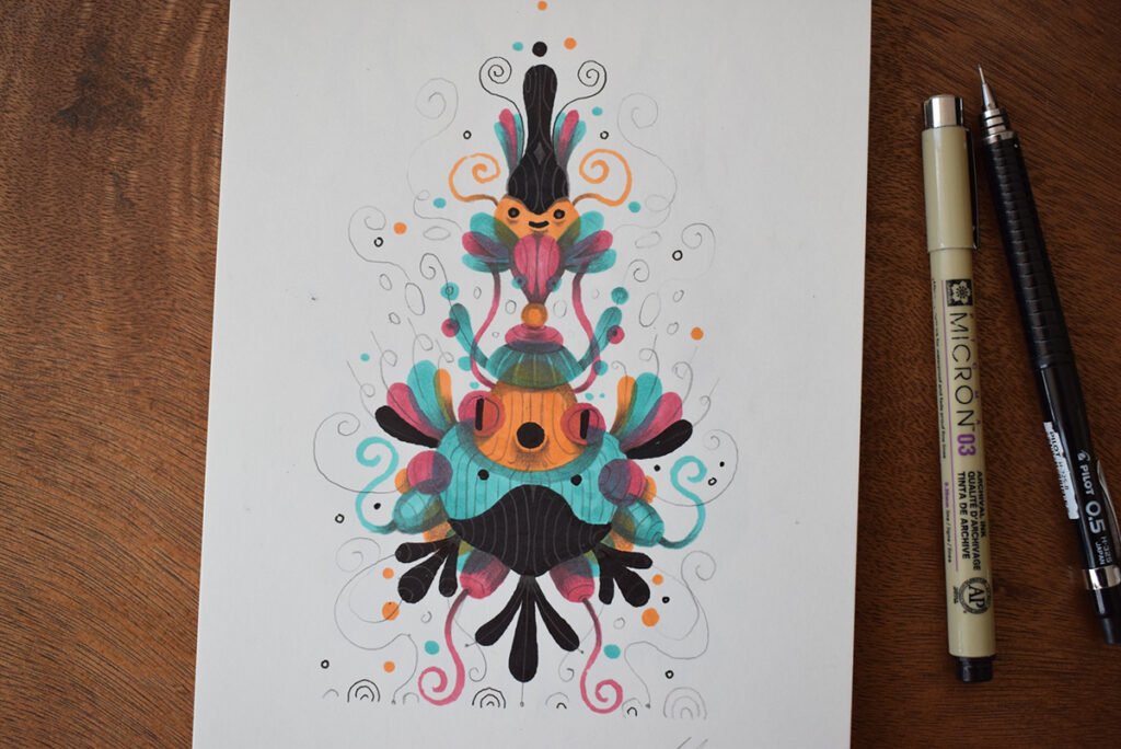 Créature au totem — Cristobal Ojeda Newfren