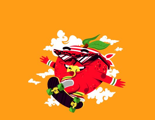 La pomme skateuse — Cristobal Ojeda Newfren