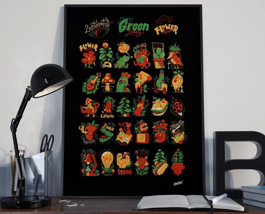 L’affiche « Flower power » — Cristobal Ojeda Newfren