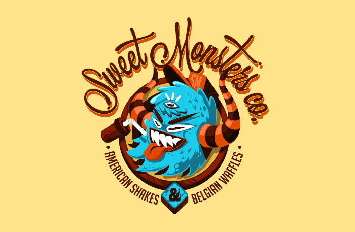 Logo Sweet Monsters Co. — Cristobal Ojeda Newfren