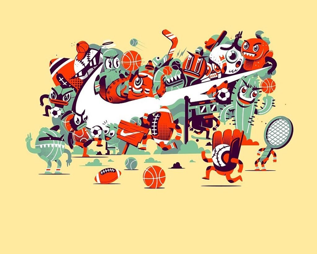 Nike : la foule sportive — Cristobal Ojeda Newfren