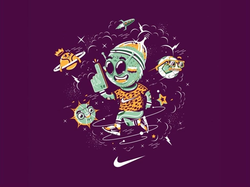 Nike : l’astronaute — Cristobal Ojeda Newfren