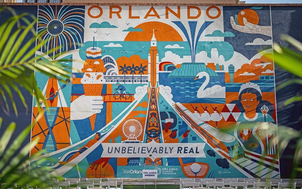 Fresque Visit Orlando — Clark Orr