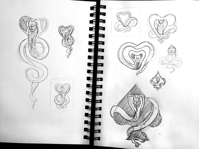 Processus — carnet de croquis — Clark Orr
