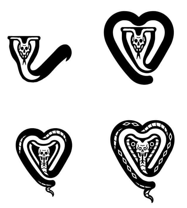 Processus — du croquis au vectoriel — Clark Orr
