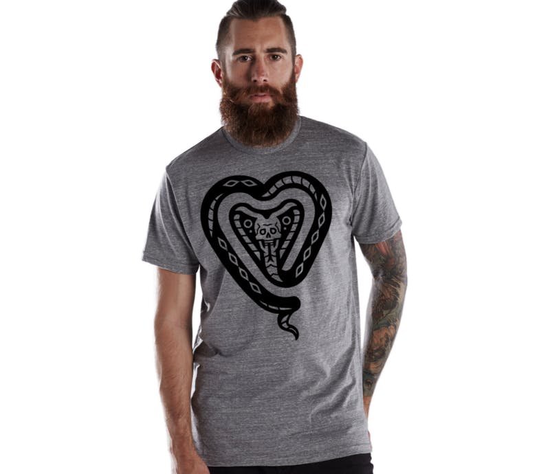 T-shirt Hellcats — motif serpent — Clark Orr