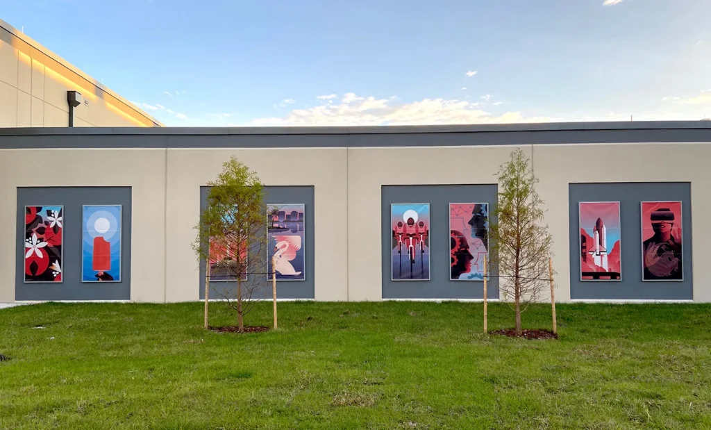 UCF Creative Village — fresques (photo) — Clark Orr