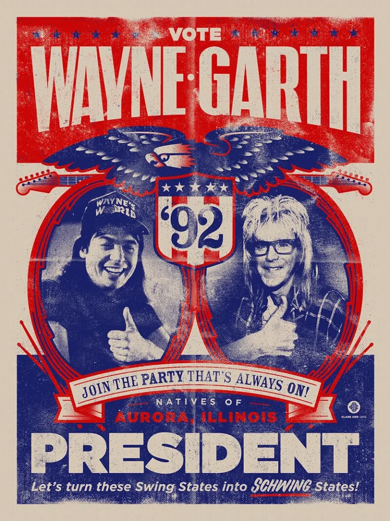 Wayne’s World — affiche — Clark Orr