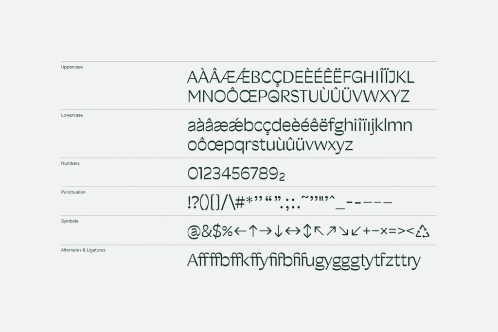 Sustana — caractère sur mesure avec Sharp Type — COLLINS