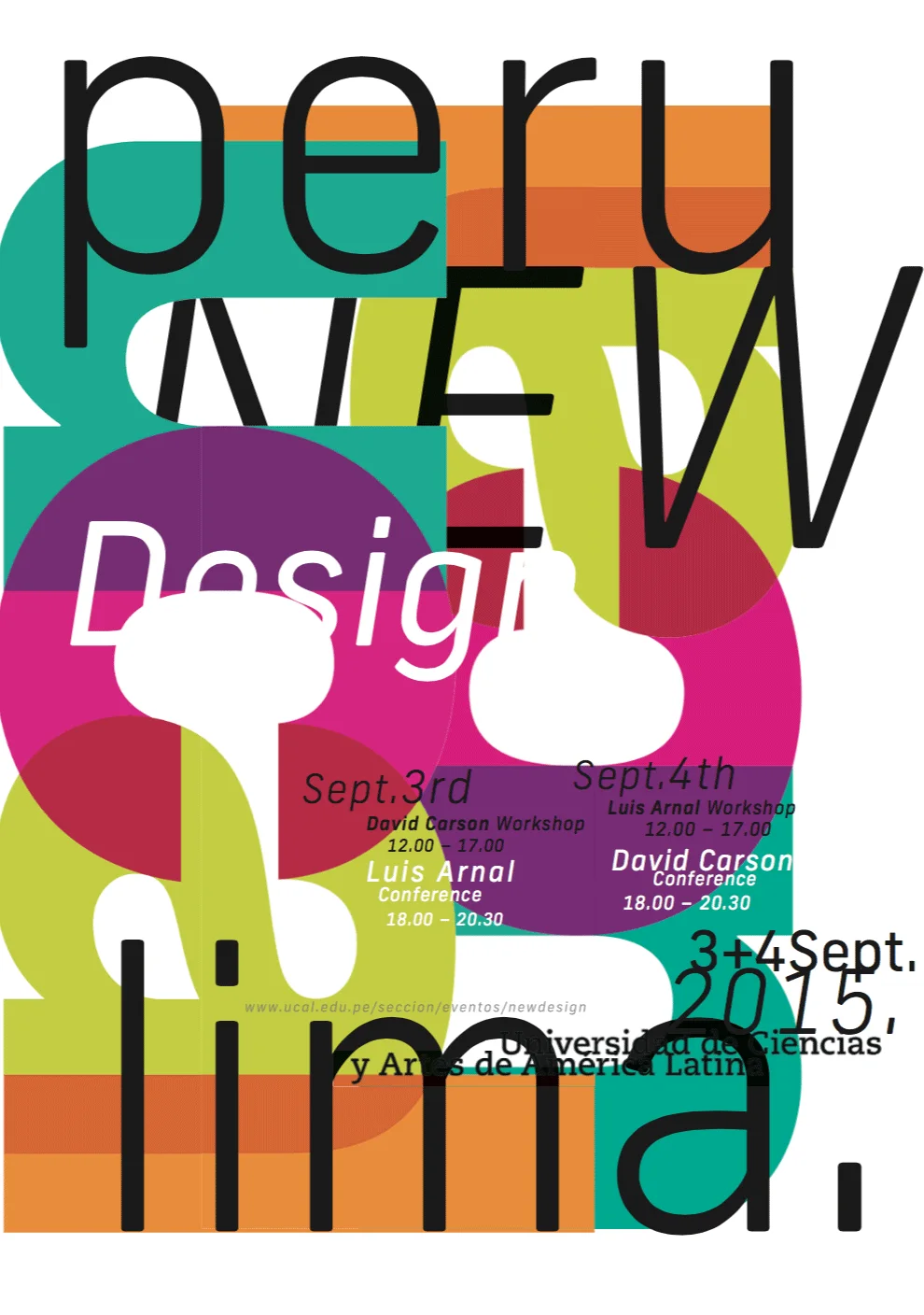 Affiche, Lima — David Carson