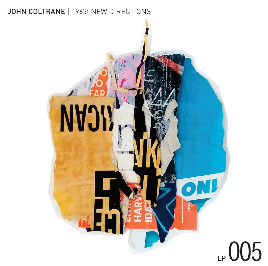 Coltrane, collage — David Carson