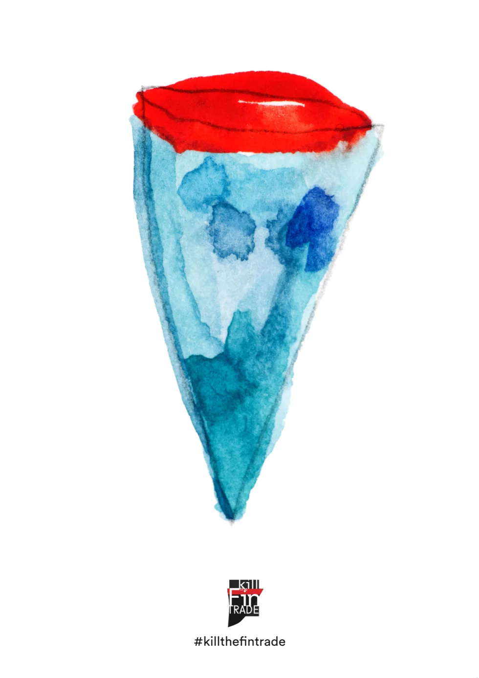 Kill the Fin Trade, aquarelle — David Carson