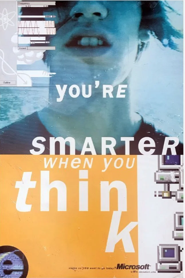 Microsoft, « smarter » — David Carson