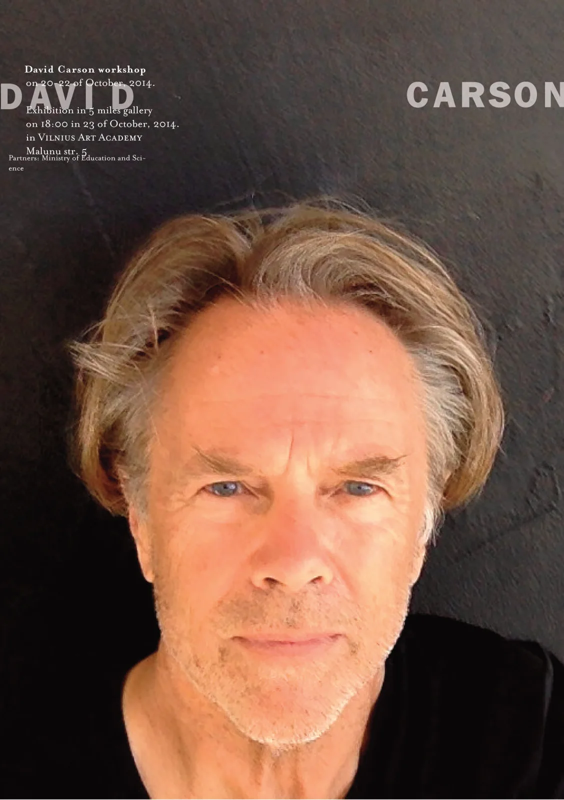 Affiche de conférence, Lituanie — David Carson