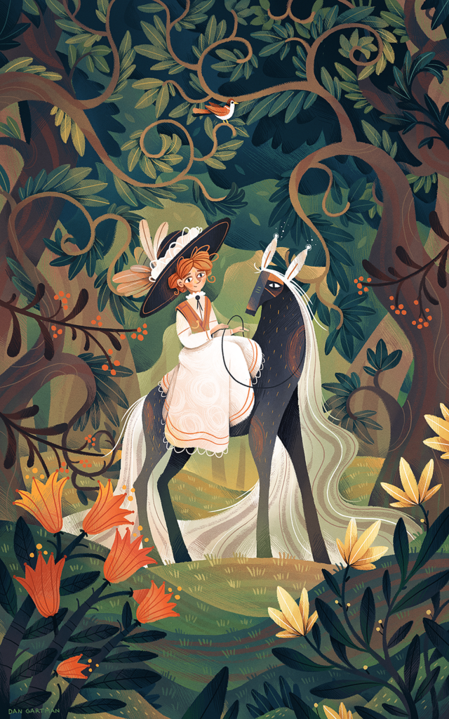 La femme et le cheval — Dan Gartman