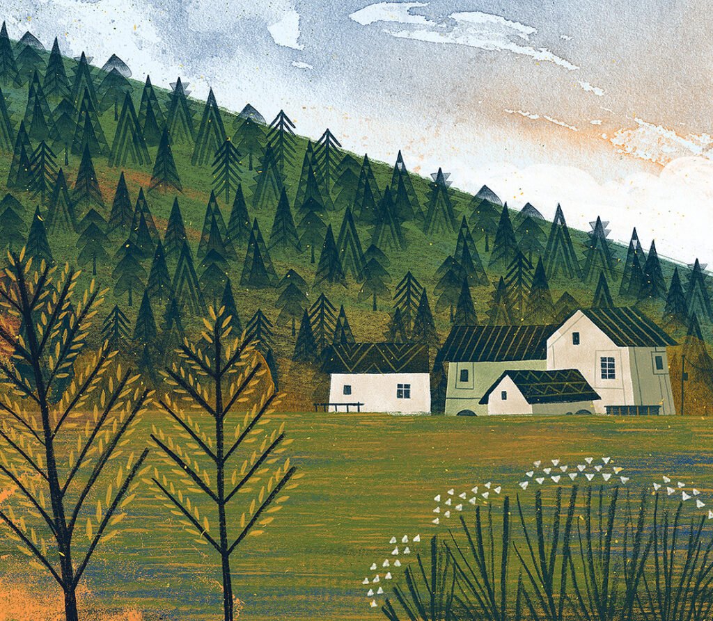 La ferme dans la forêt — Dan Gartman
