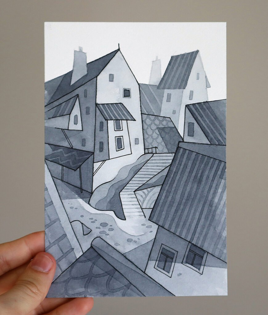 Le dessin tenu en main — Dan Gartman
