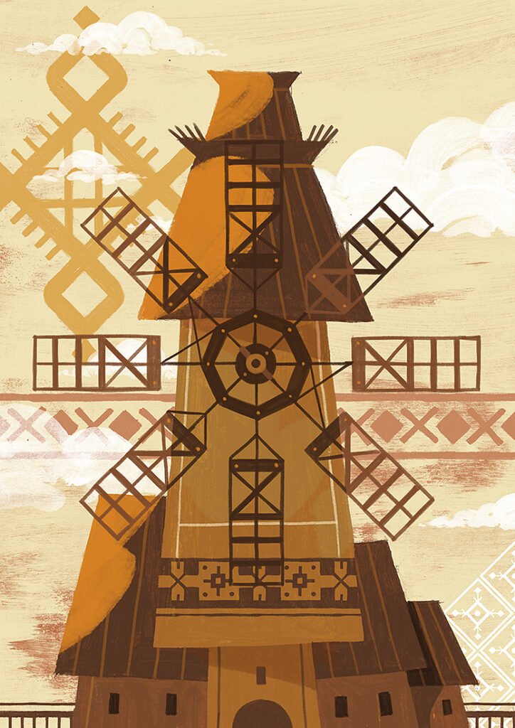 Le moulin à vent — Dan Gartman