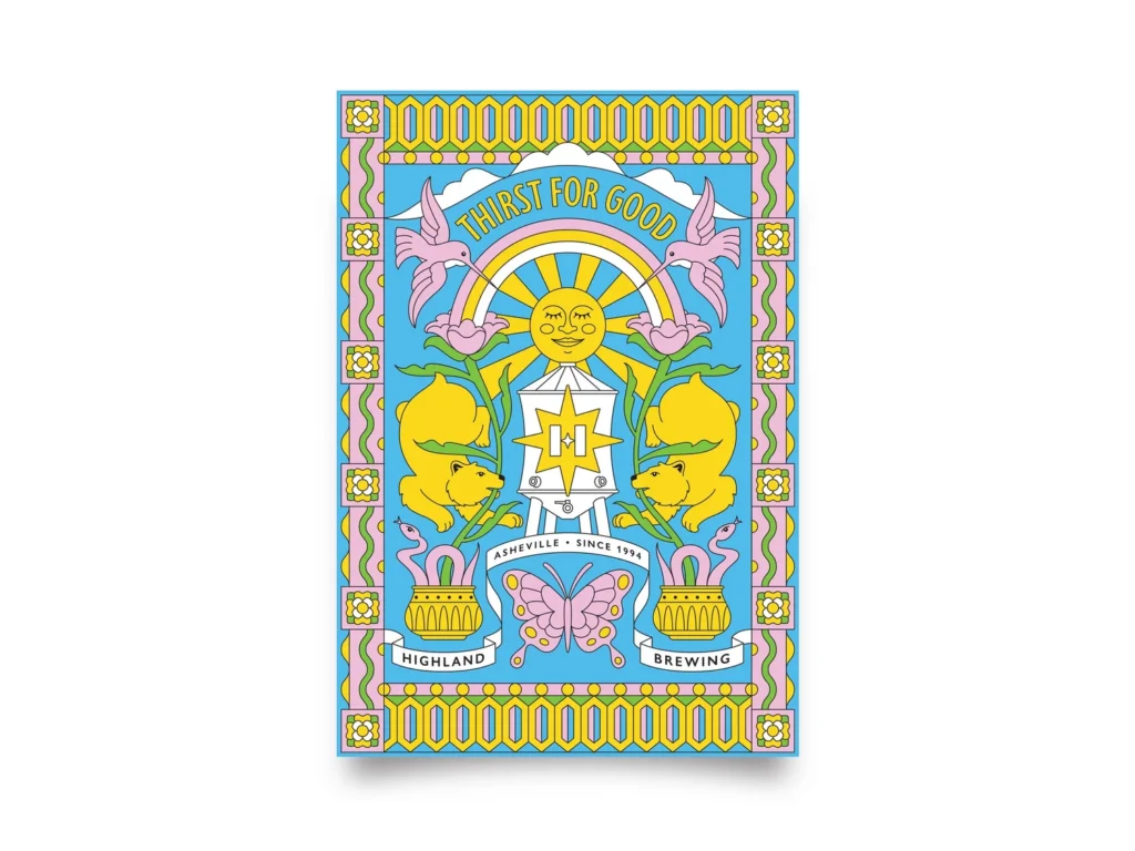 L’affiche Highland Brewing — Dan Gretta