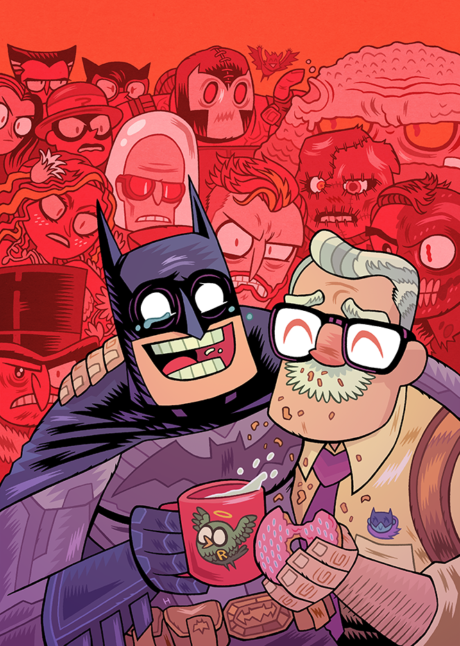 Batman, variante Teen Titans Go! — Dan Hipp