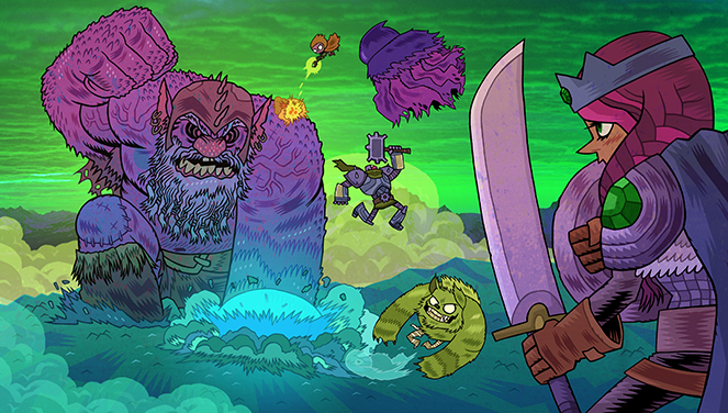« Campfire Stories », décor et personnages 2 — Dan Hipp