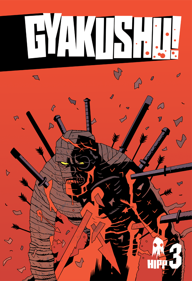 Gyakushu! volume 3, la nouvelle couverture officielle — Dan Hipp