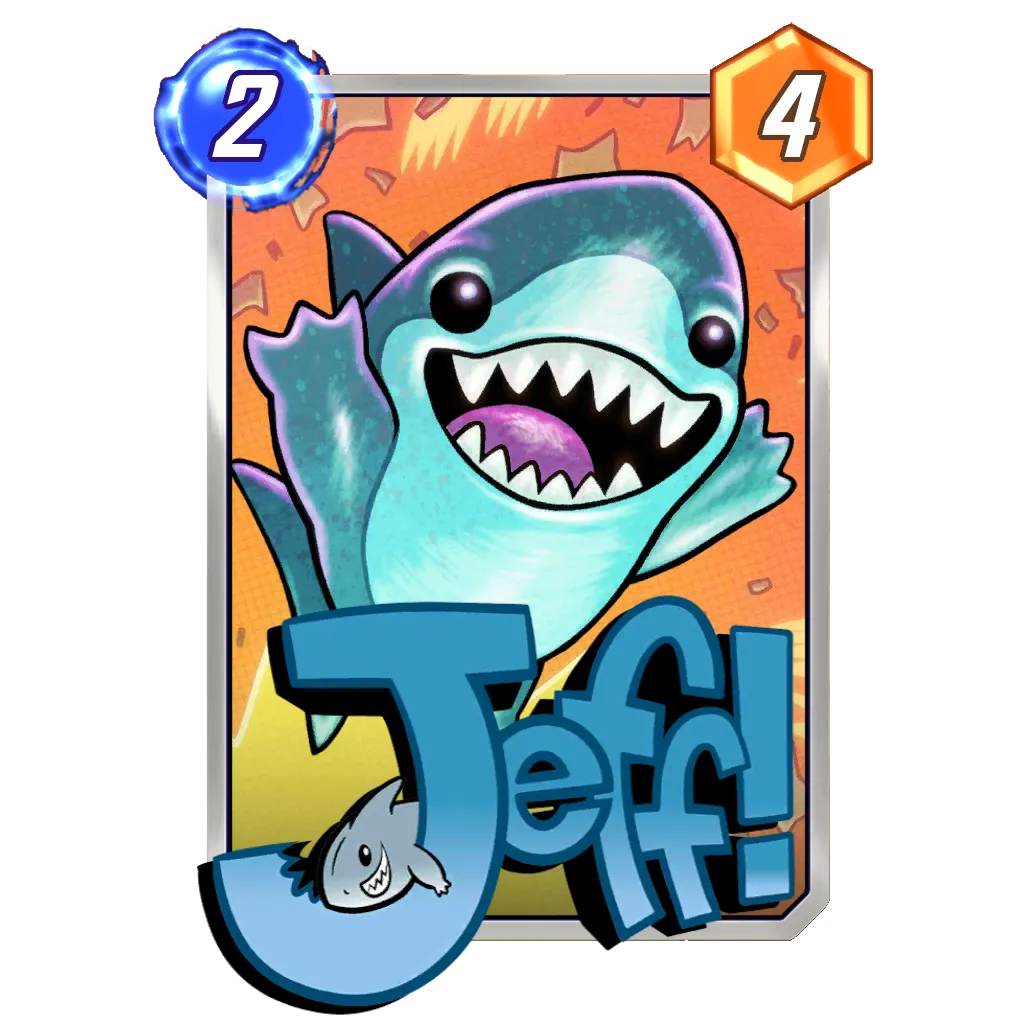 Jeff the Baby Land Shark, variante Marvel Snap — Dan Hipp