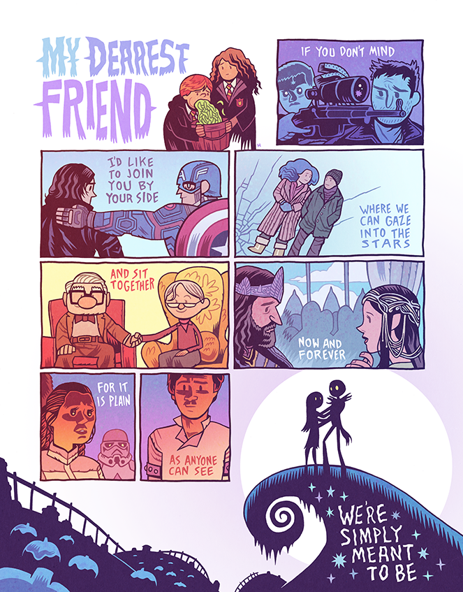 « My Dearest Friend… » — Dan Hipp