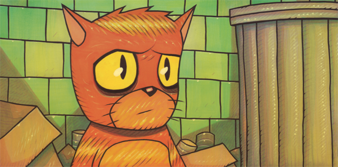 Stray Days, le chat — Dan Hipp