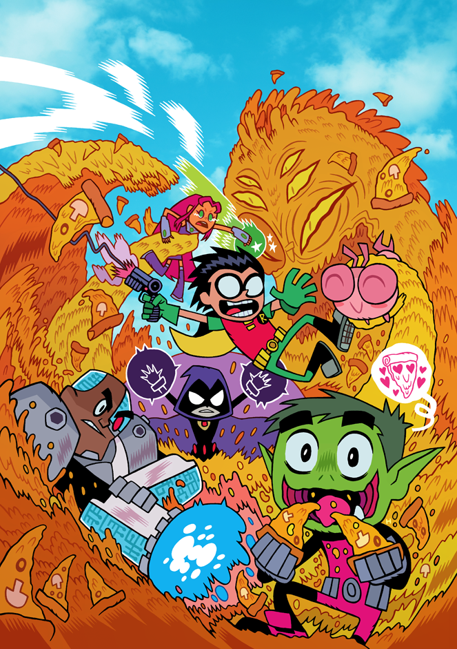 Teen Titans Go! n°1, couverture — Dan Hipp