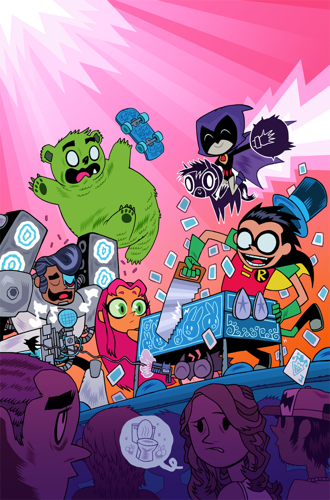 Teen Titans Go! n°2, couverture — Dan Hipp