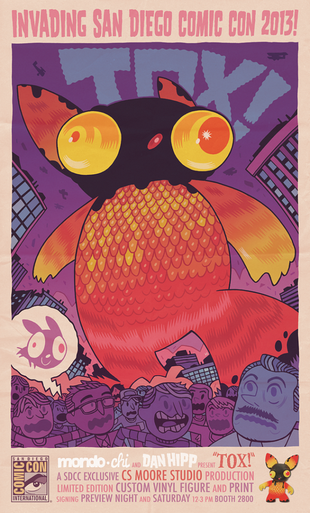 Tox, sa première figurine vinyle — Dan Hipp
