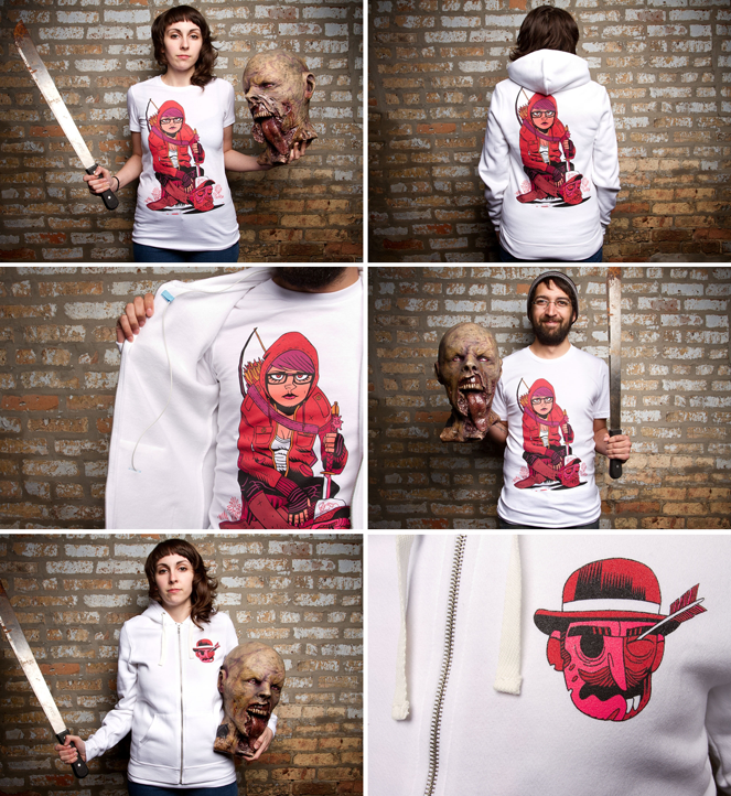 « Zombie Survivalist », t-shirt Threadless — Dan Hipp