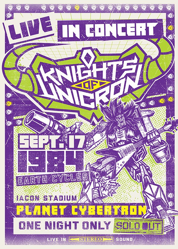 L’affiche « Knights of Unicron » — Dan Janssen