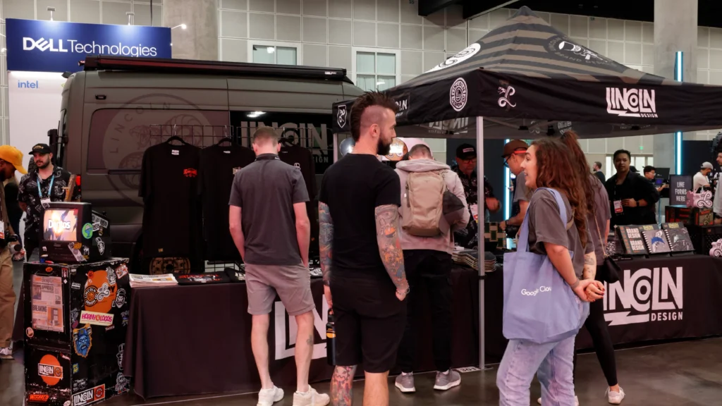 Le stand Lincoln à Adobe MAX 2025 — Dan Janssen