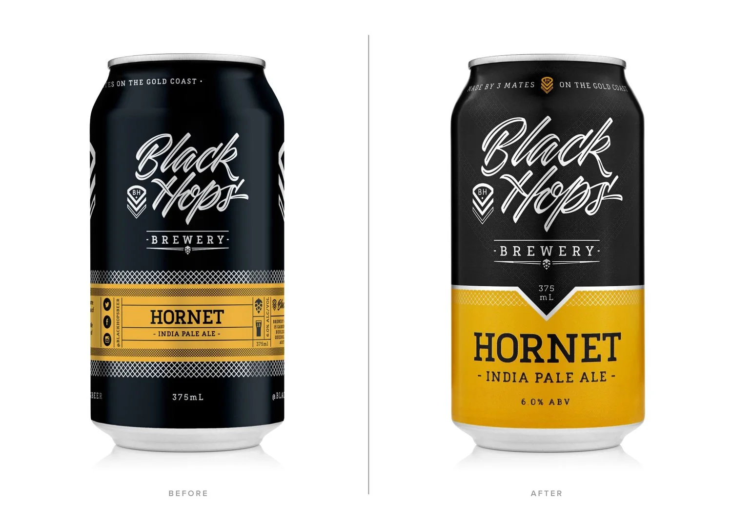 Canettes Black Hops, nouvelle gamme — DKNG