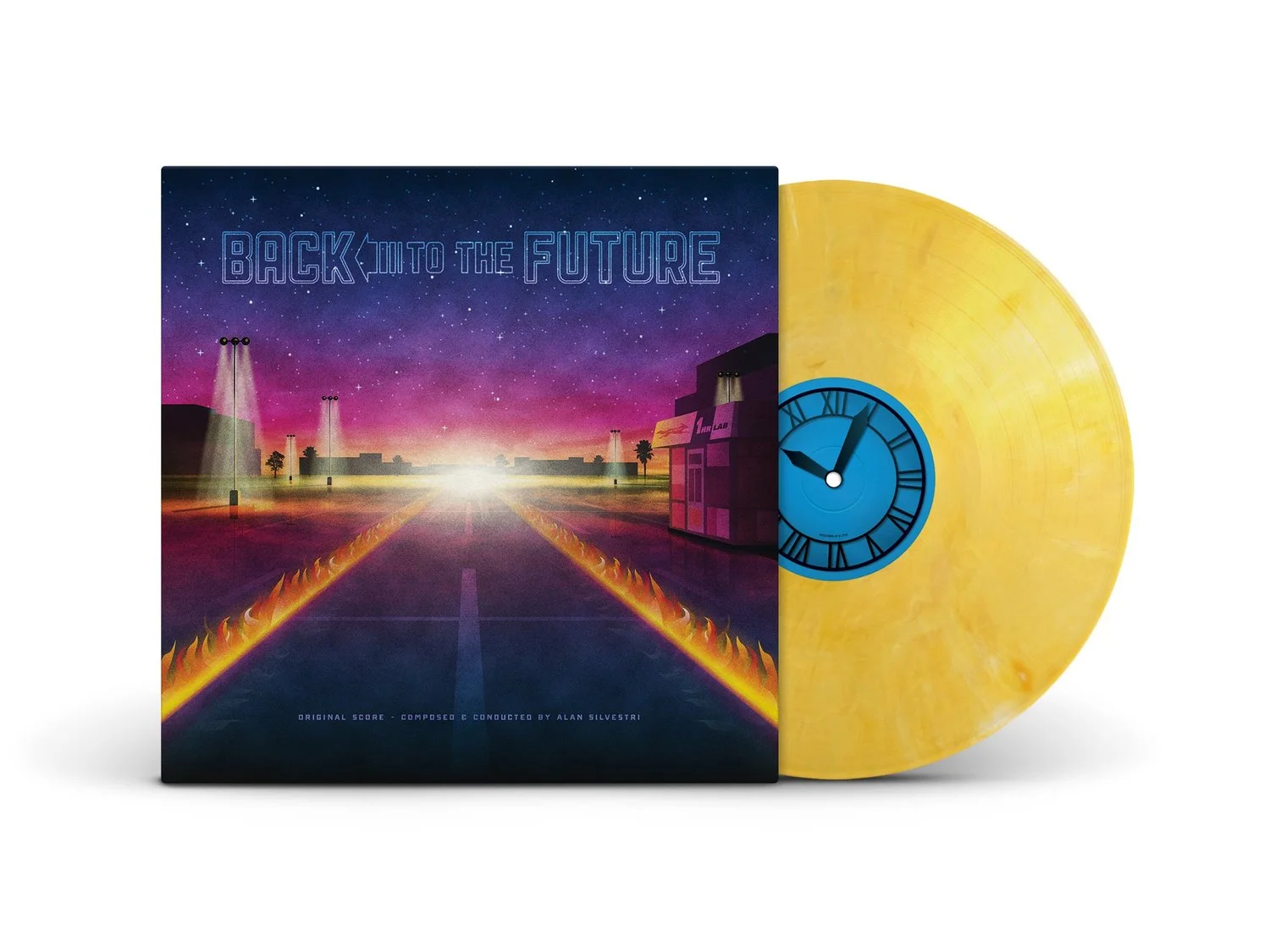 Vinyle jaune du coffret Retour vers le futur — DKNG