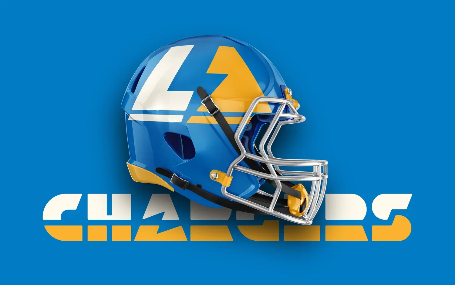 Proposition de logo pour les Los Angeles Chargers, casque — DKNG
