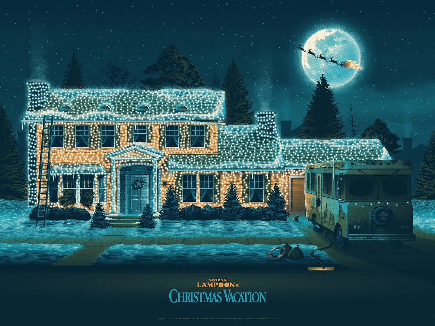 Affiche National Lampoon’s Christmas Vacation — DKNG