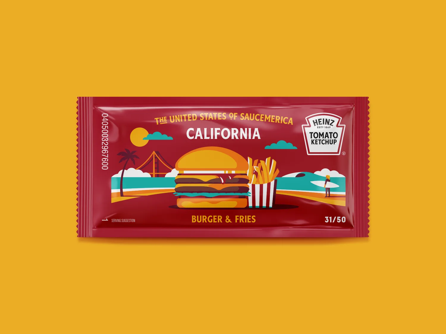 Sachet Heinz Saucemerica Californie — DKNG