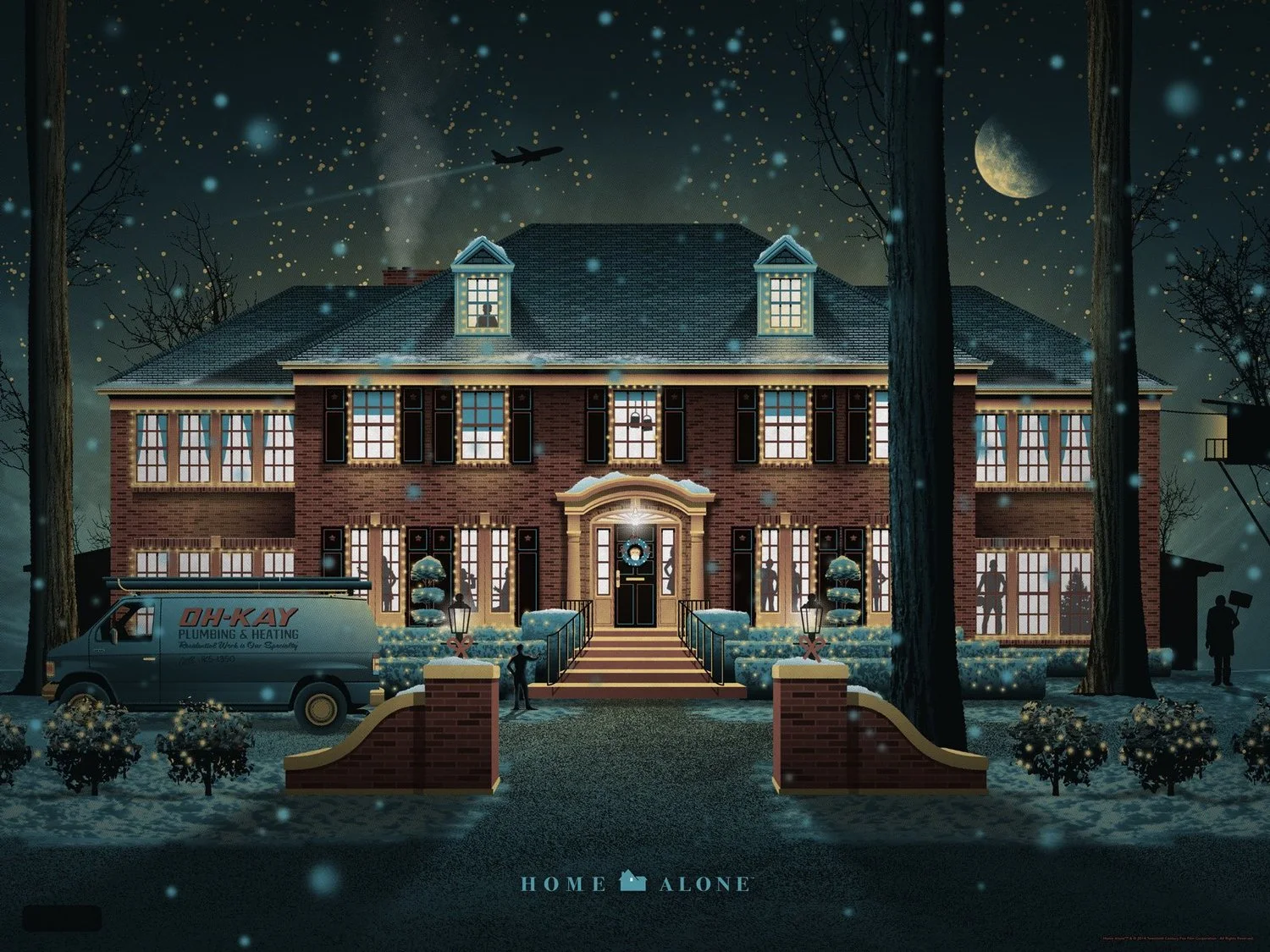 Affiche Home Alone pour Mondo, la maison McCallister — DKNG