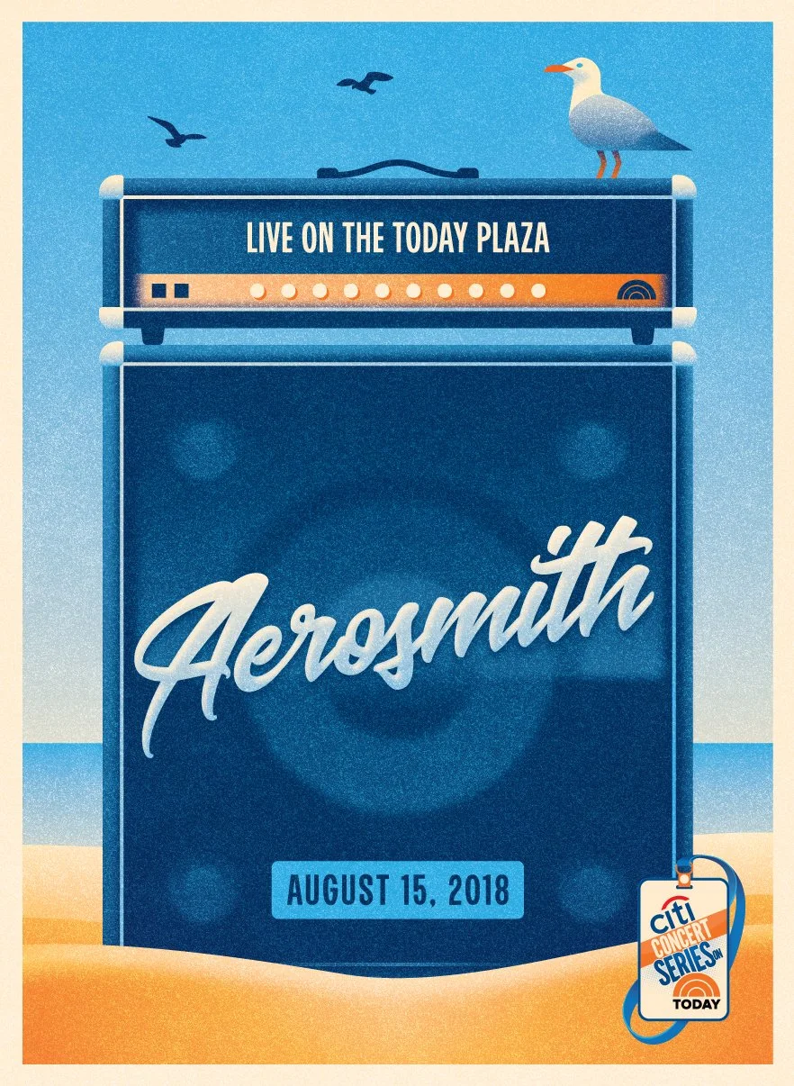 Affiche TODAY Show Citi Concert Series Aerosmith — DKNG
