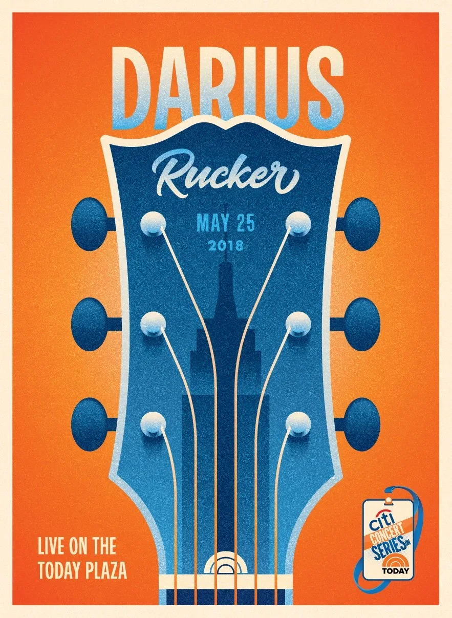 Affiche TODAY Show Citi Concert Series Darius Rucker — DKNG