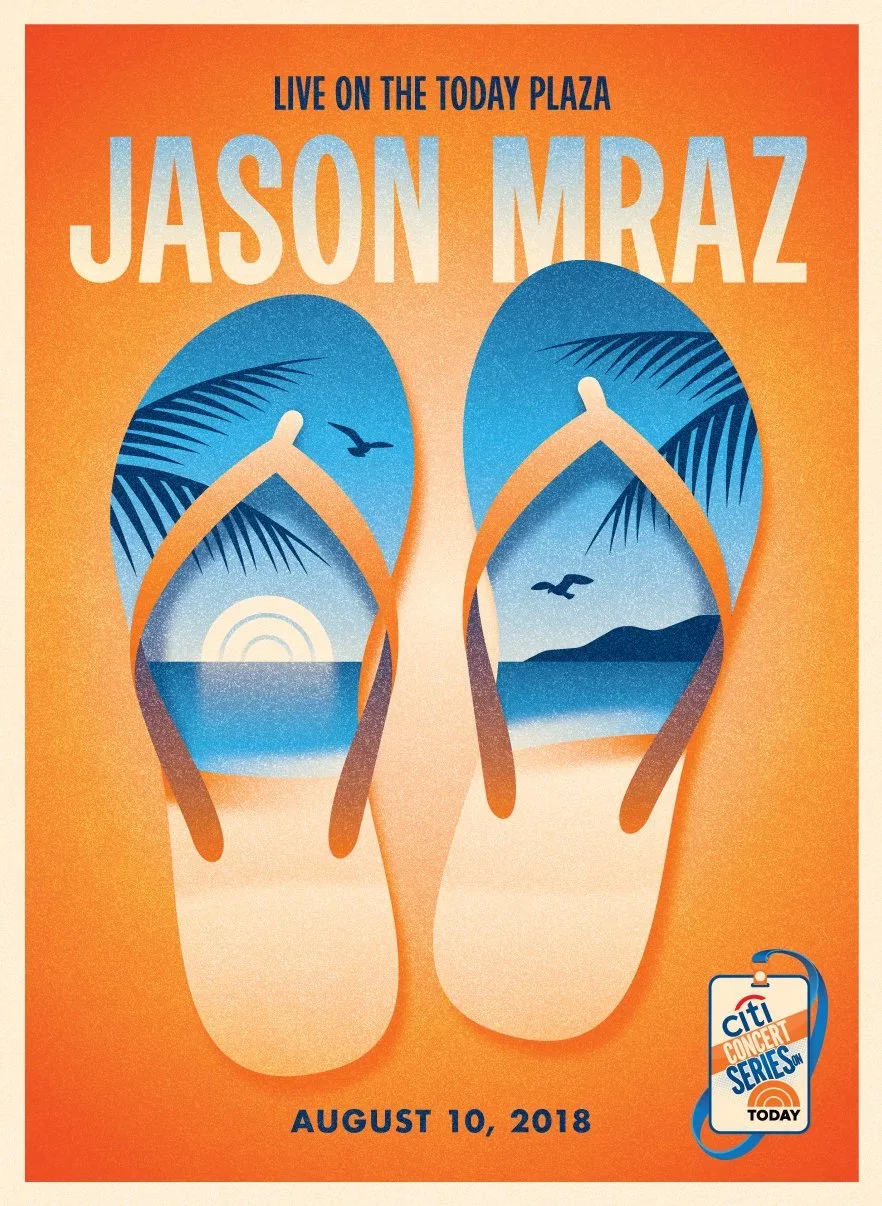 Affiche TODAY Show Citi Concert Series Jason Mraz — DKNG