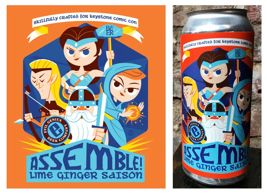 Assemble! Lime Ginger Saison — Dave Perillo