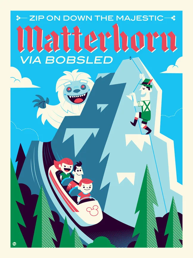Matterhorn Bobsleds — Dave Perillo