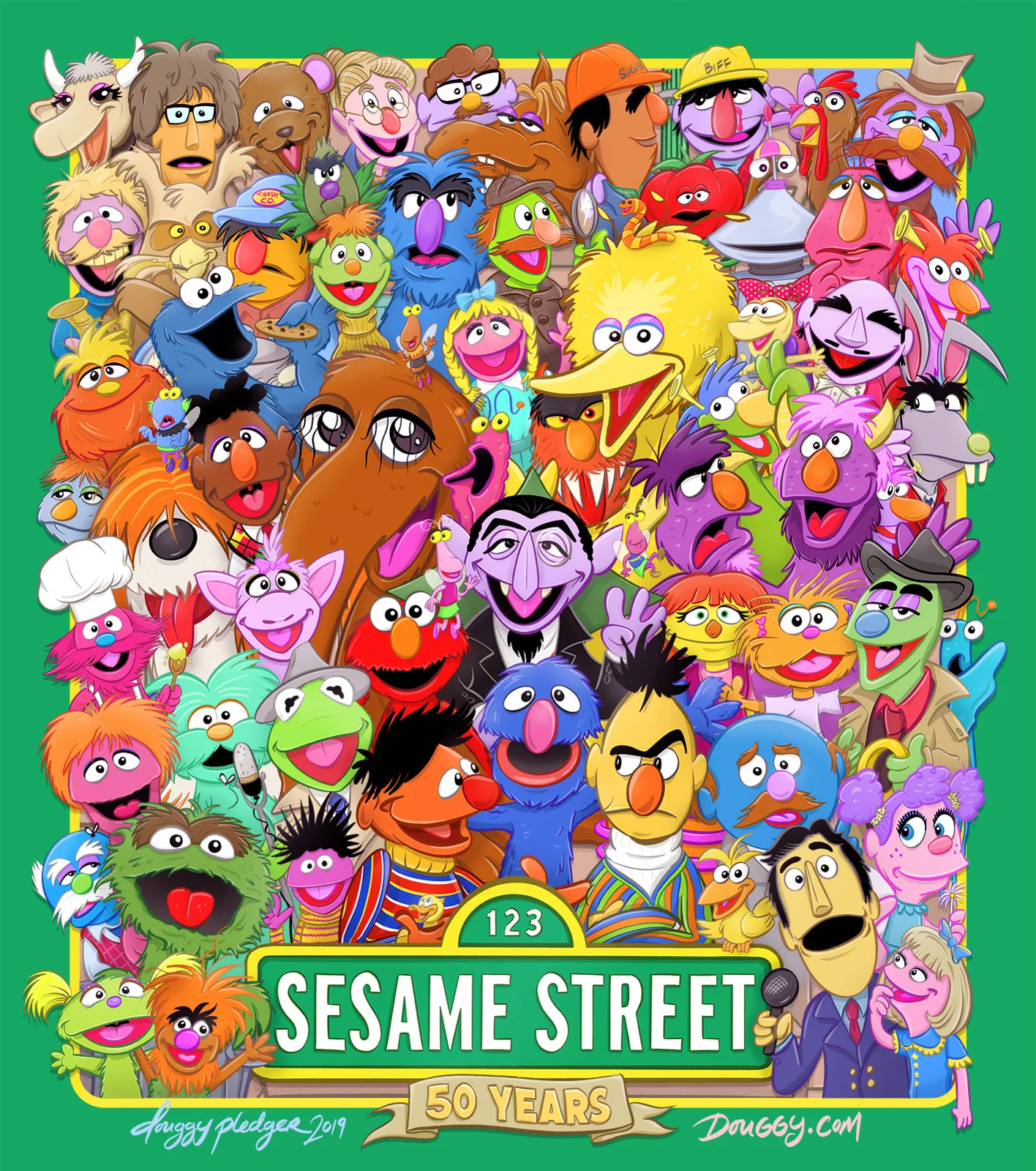Sesame Street — Douggy Pledger