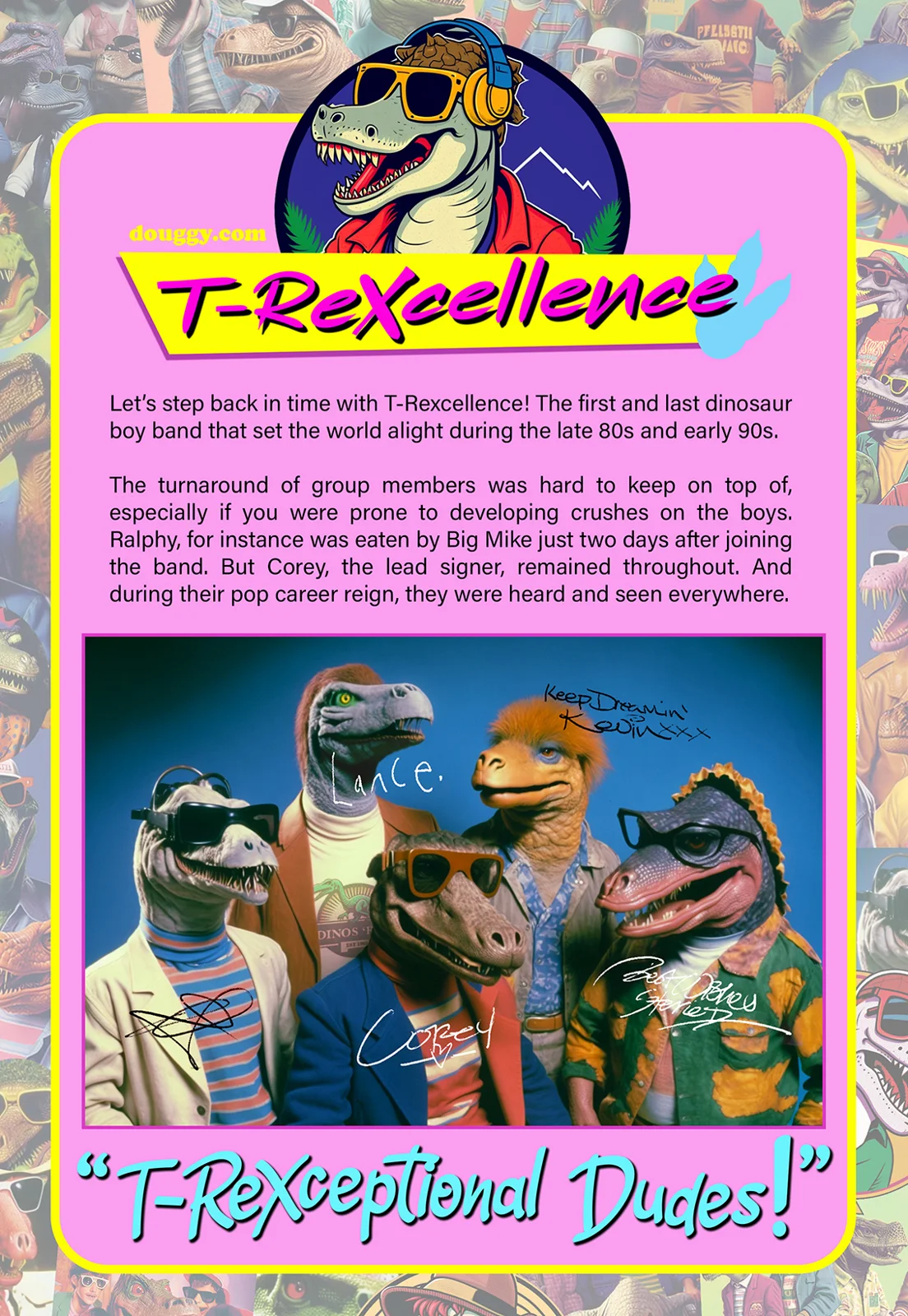 T-Rexcellence — Douggy Pledger