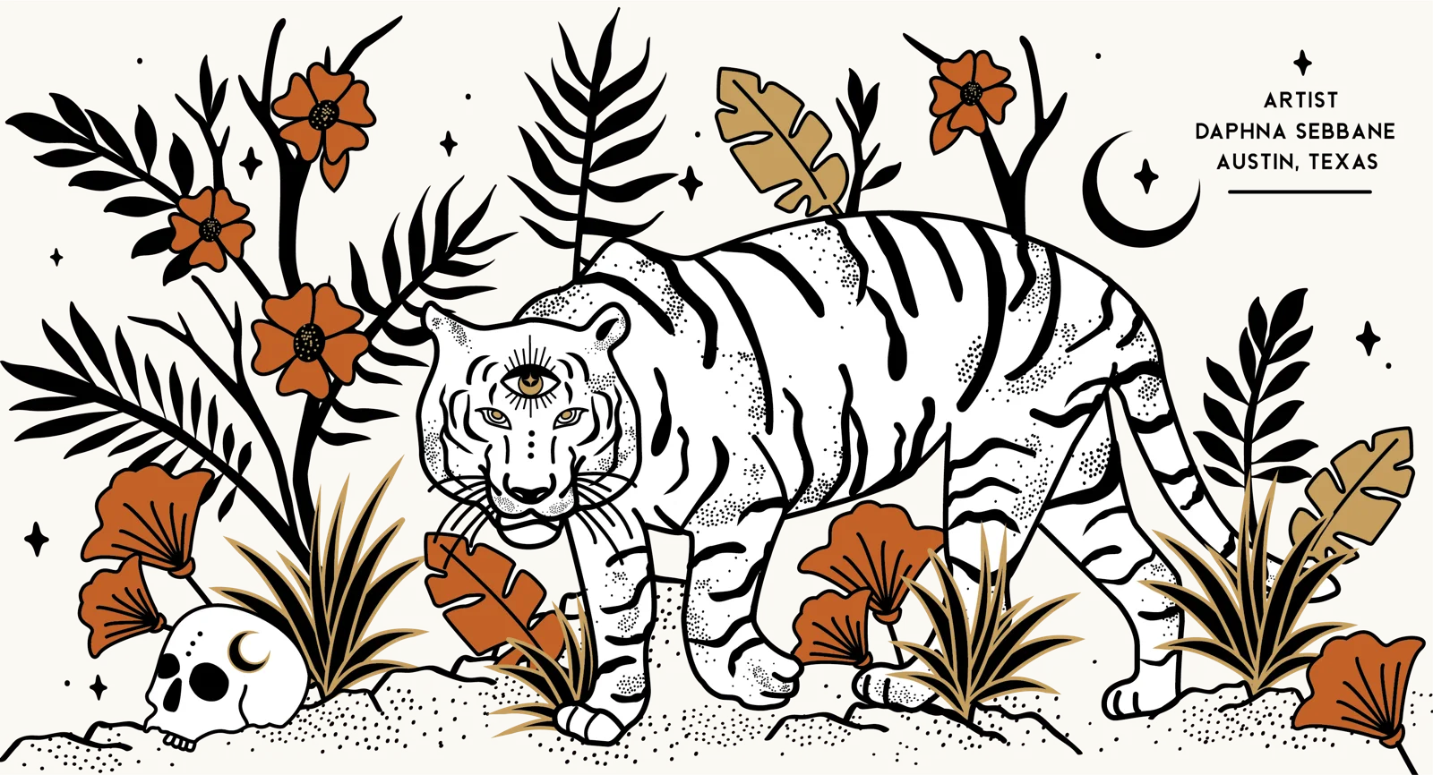 Mystic Tiger : le tigre — Daphna Sebbane