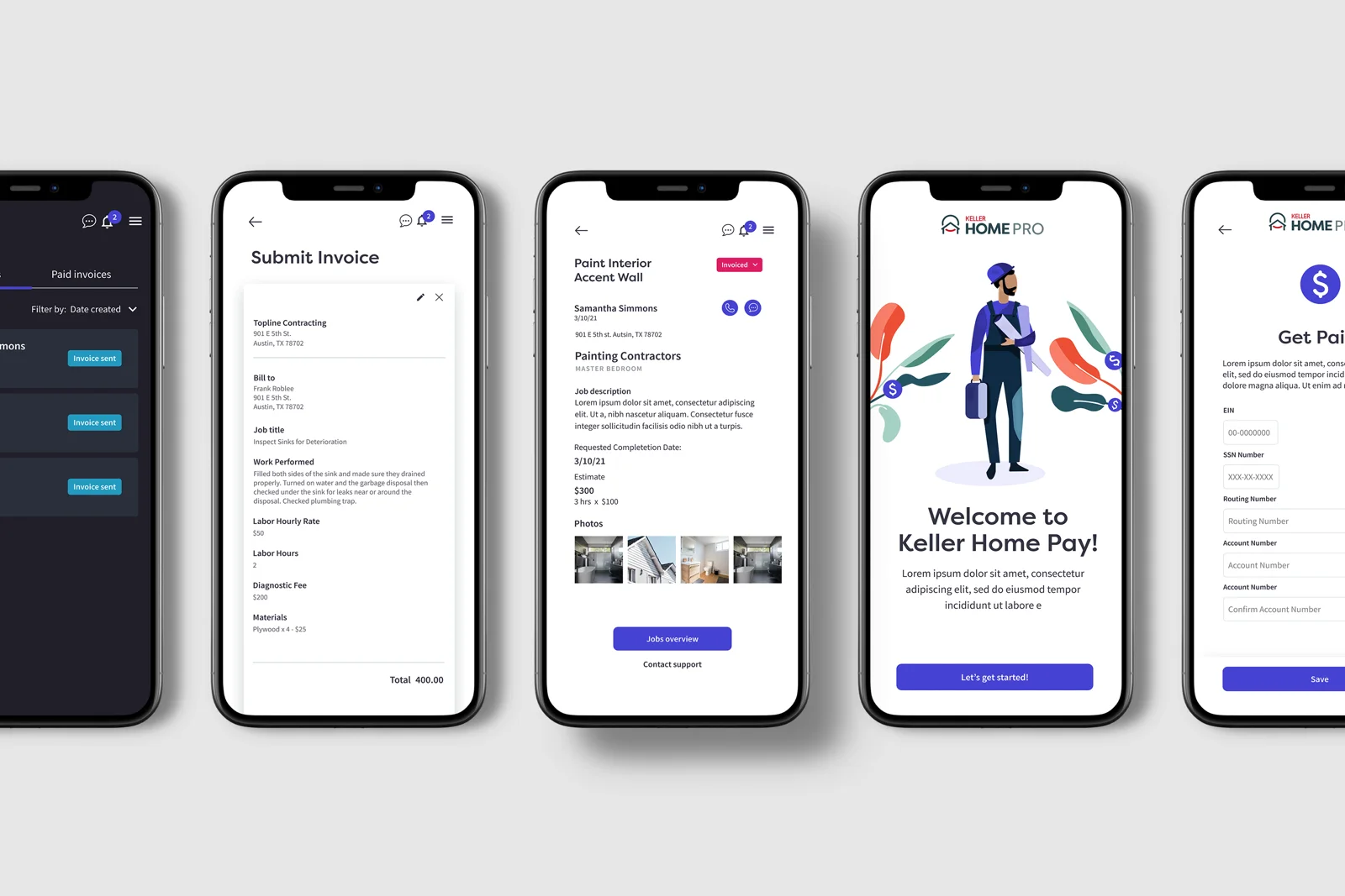 Keller Home : facturation — Daphna Sebbane